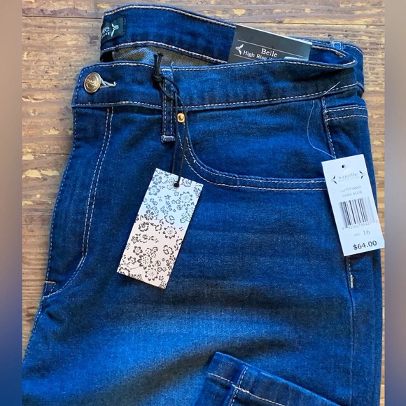 Nanette Lepore Belle High Rise Bootcut Jean NEW 16 - Picture 9 of 12